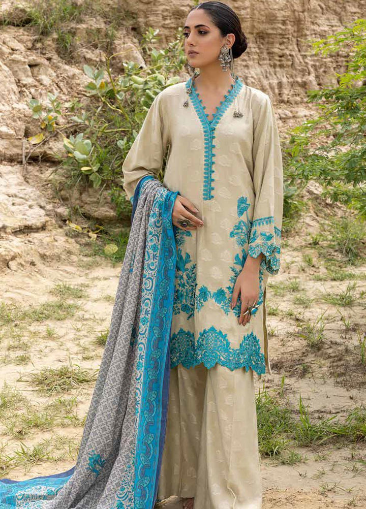 Charizma Embroidered Marina Suits Unstitched 3 Piece CRZ22MJ CLJ-08 - Winter Collection