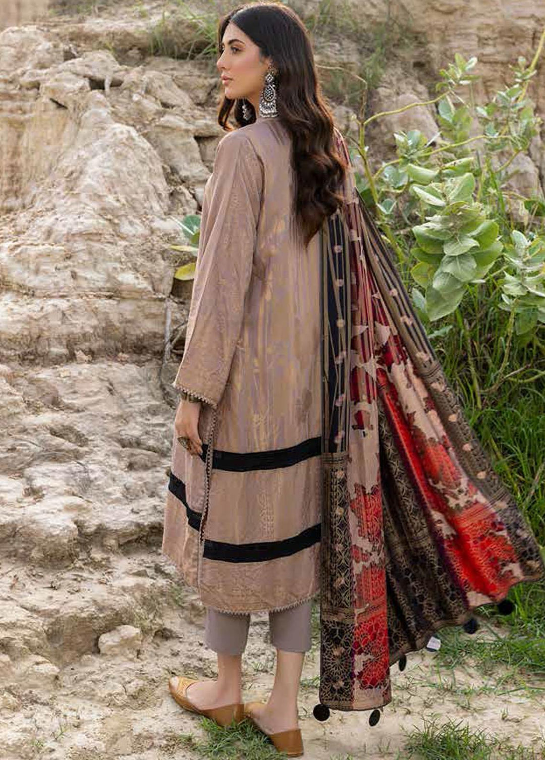 Charizma Embroidered Marina Suits Unstitched 3 Piece CRZ22M CMJ-01 - Winter Collection