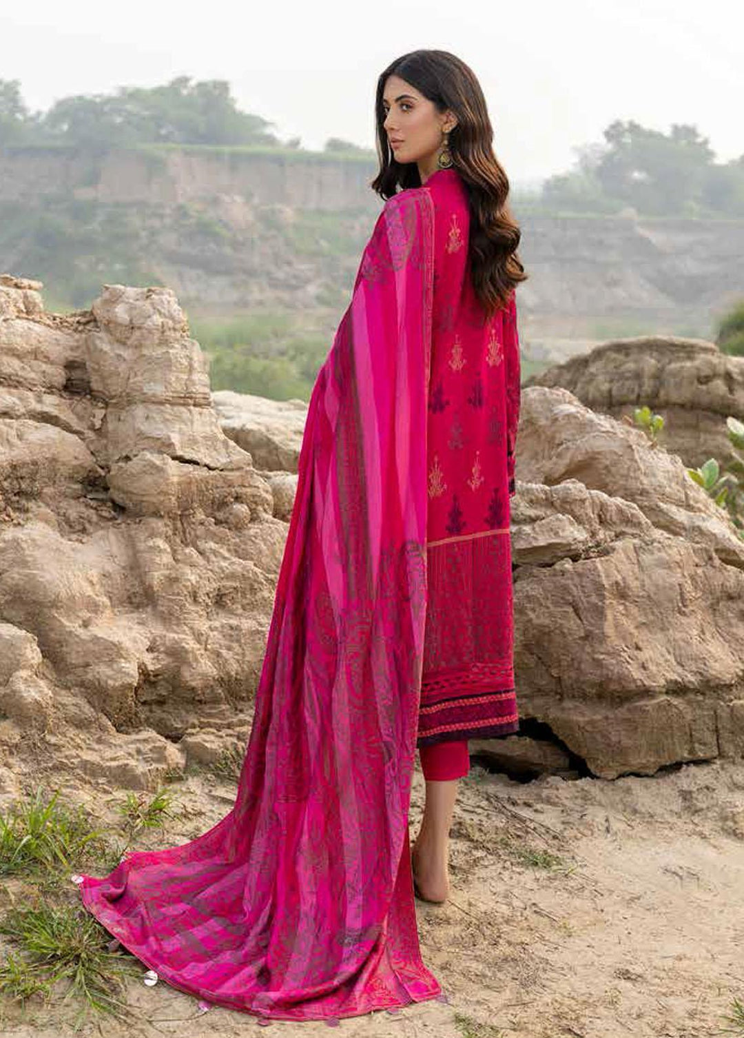 Charizma Embroidered Marina Suits Unstitched 3 Piece CRZ22M CMJ-03 - Winter Collection