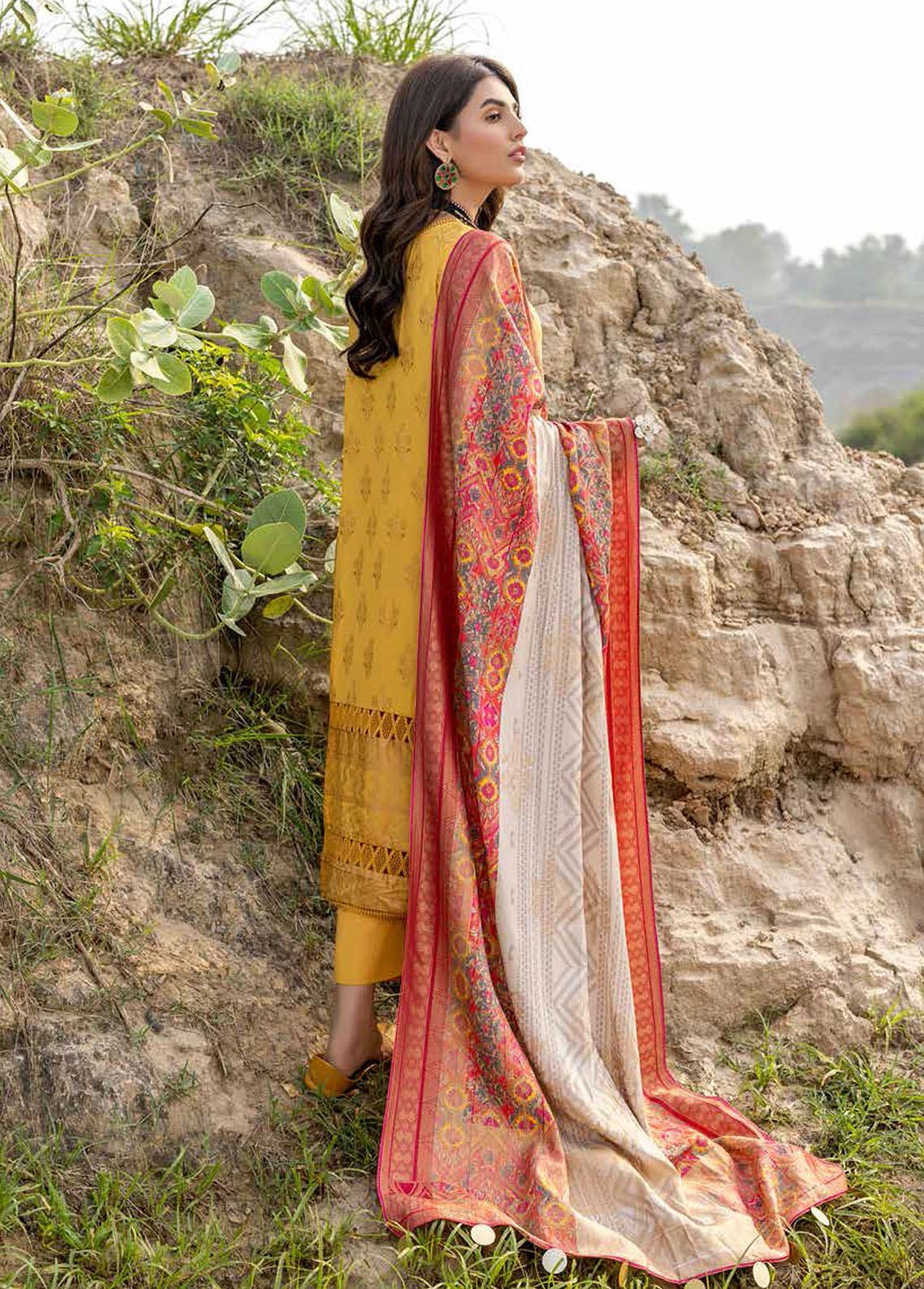 Charizma Embroidered Marina Suits Unstitched 3 Piece CRZ22M CMJ-06 - Winter Collection