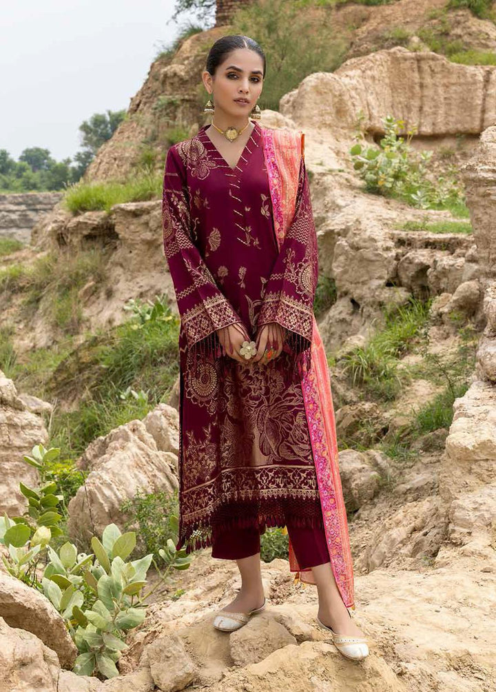 Charizma Embroidered Marina Suits Unstitched 3 Piece CRZ22M CMJ-10 - Winter Collection
