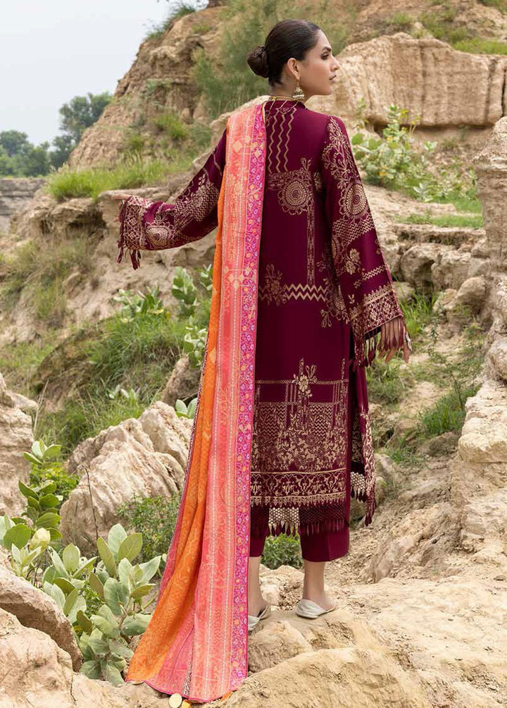 Charizma Embroidered Marina Suits Unstitched 3 Piece CRZ22M CMJ-10 - Winter Collection