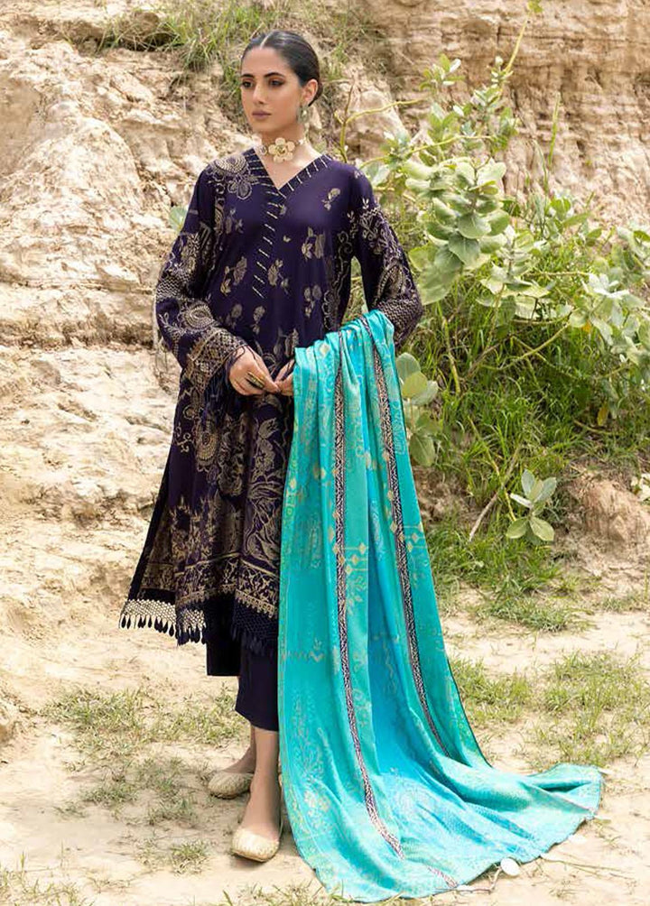 Charizma Embroidered Marina Suits Unstitched 3 Piece CRZ22M CMJ-11 - Winter Collection