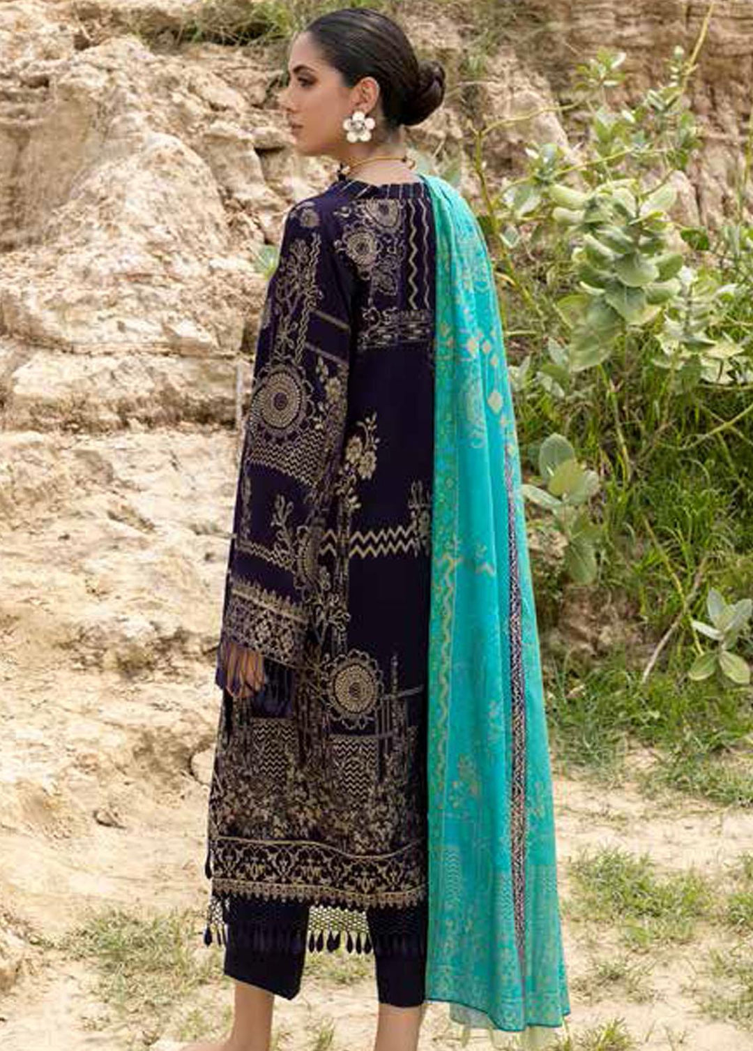 Charizma Embroidered Marina Suits Unstitched 3 Piece CRZ22M CMJ-11 - Winter Collection
