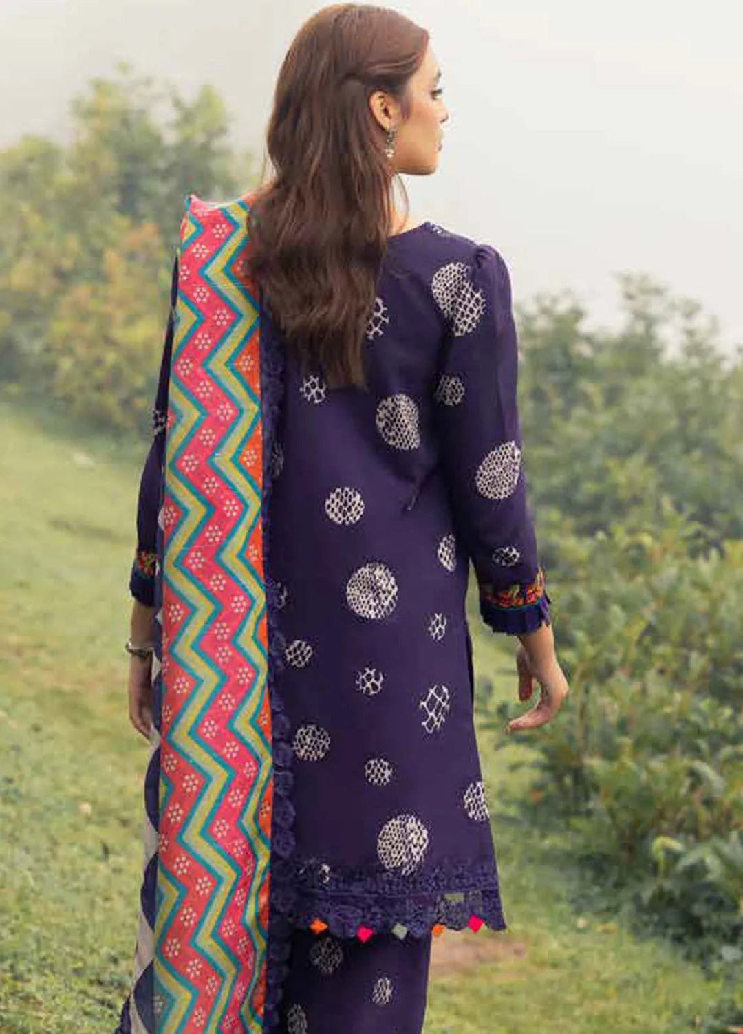 Charizma Embroidered Staple Suits Unstitched 3 Piece CRZ24CS CCW5-03 - Winter Collection