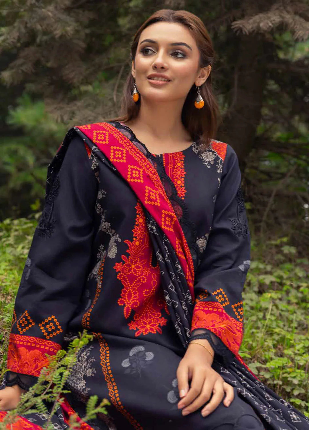 Charizma Embroidered Staple Suits Unstitched 3 Piece CRZ24CS CCW5-09 - Winter Collection