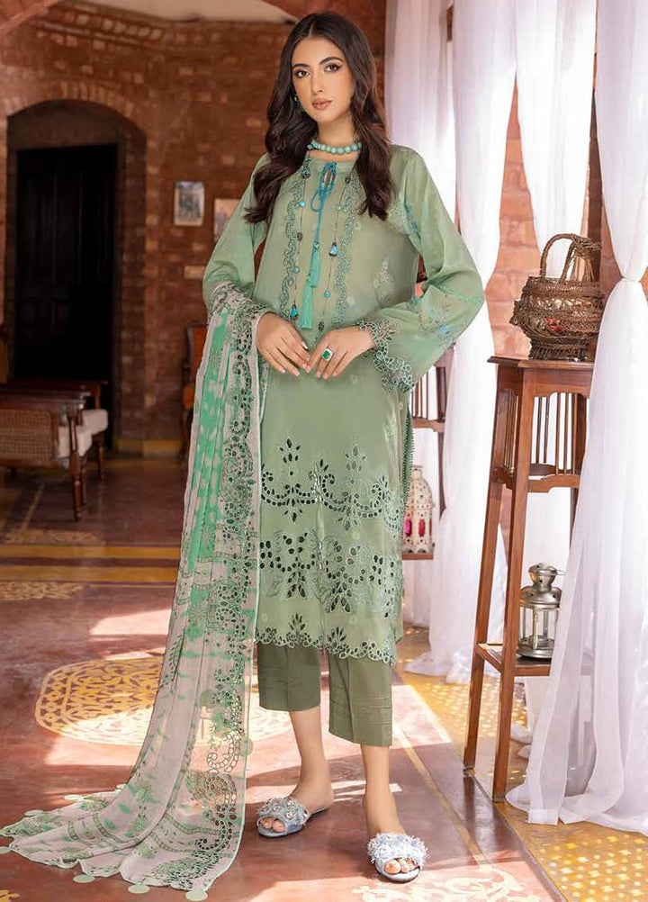 Charizma Embroidered Swiss Voile Suits Unstitched 3 Piece CRZ23SV CSM-02 - Summer Collection