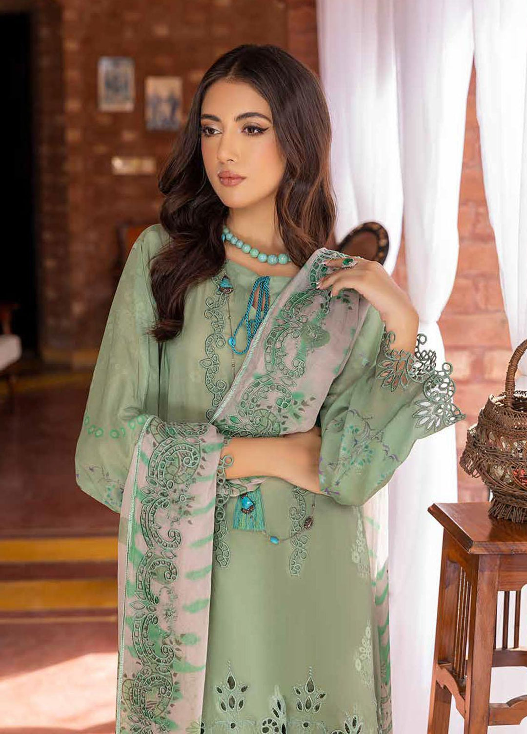 Charizma Embroidered Swiss Voile Suits Unstitched 3 Piece CRZ23SV CSM-02 - Summer Collection
