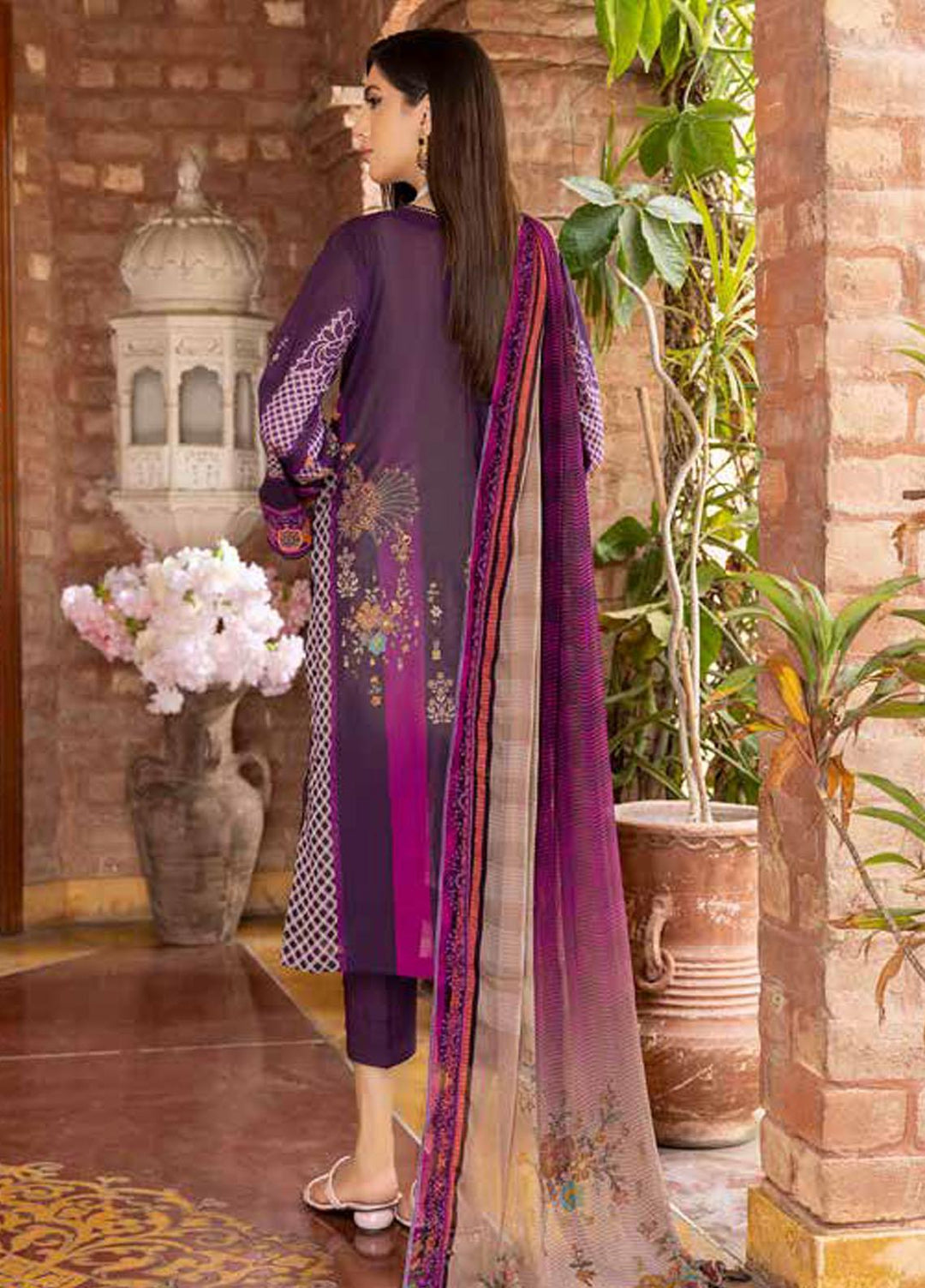 Charizma Embroidered Swiss Voile Suits Unstitched 3 Piece CRZ23SV CSM-03 - Summer Collection