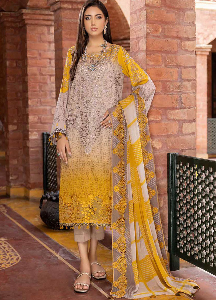 Charizma Embroidered Swiss Voile Suits Unstitched 3 Piece CRZ23SV CSM-04 - Summer Collection