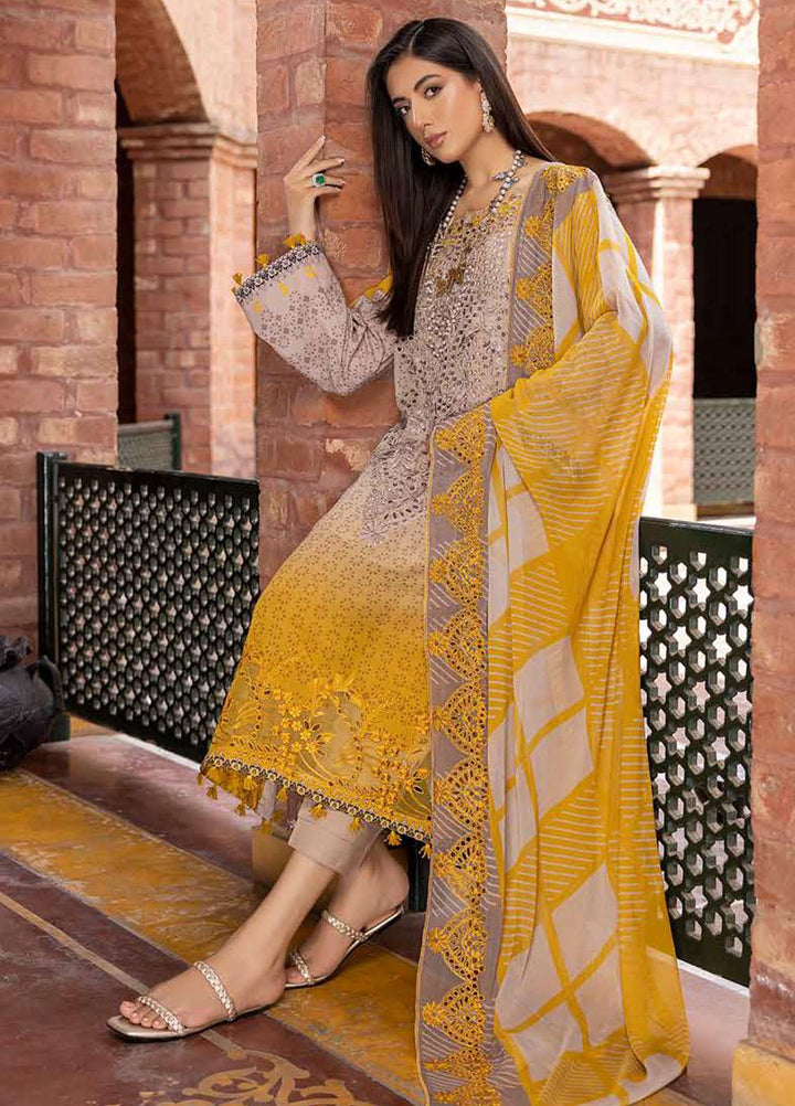 Charizma Embroidered Swiss Voile Suits Unstitched 3 Piece CRZ23SV CSM-04 - Summer Collection