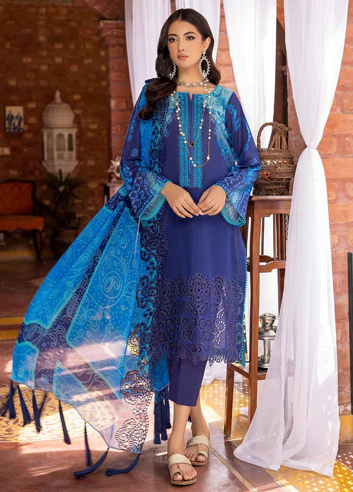 Charizma Embroidered Swiss Voile Suits Unstitched 3 Piece CRZ23SV CSM-05 - Summer Collection