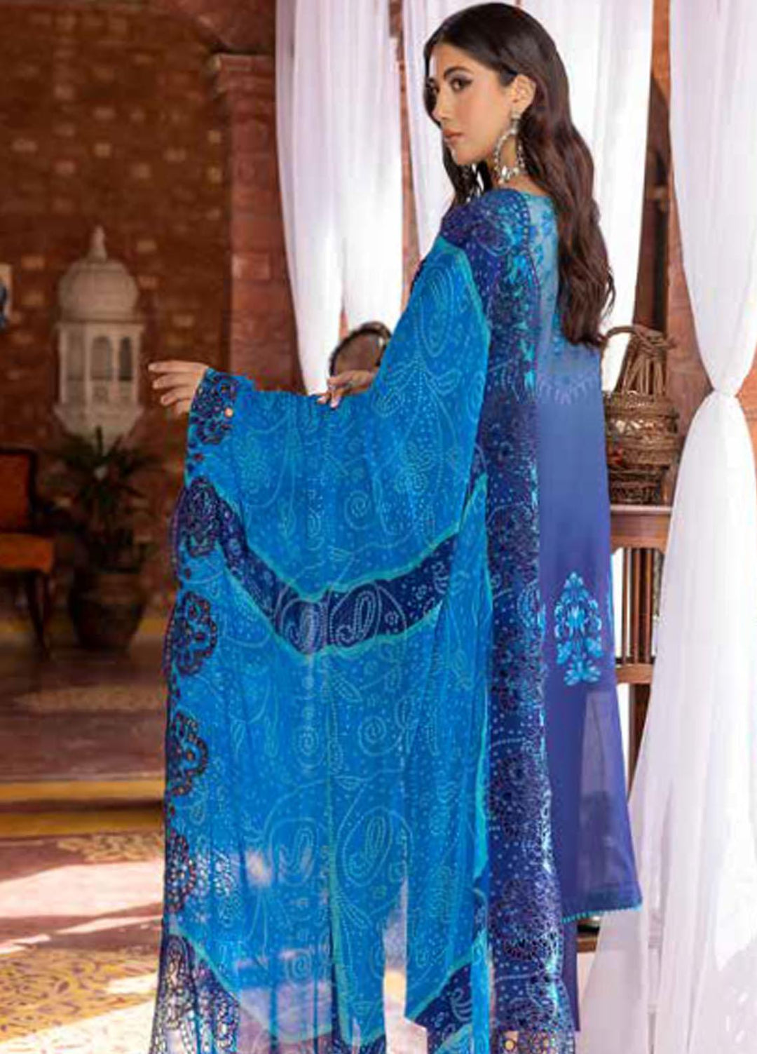 Charizma Embroidered Swiss Voile Suits Unstitched 3 Piece CRZ23SV CSM-05 - Summer Collection