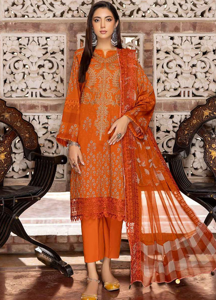 Charizma Embroidered Swiss Voile Suits Unstitched 3 Piece CRZ23SV CSM-06 - Summer Collection