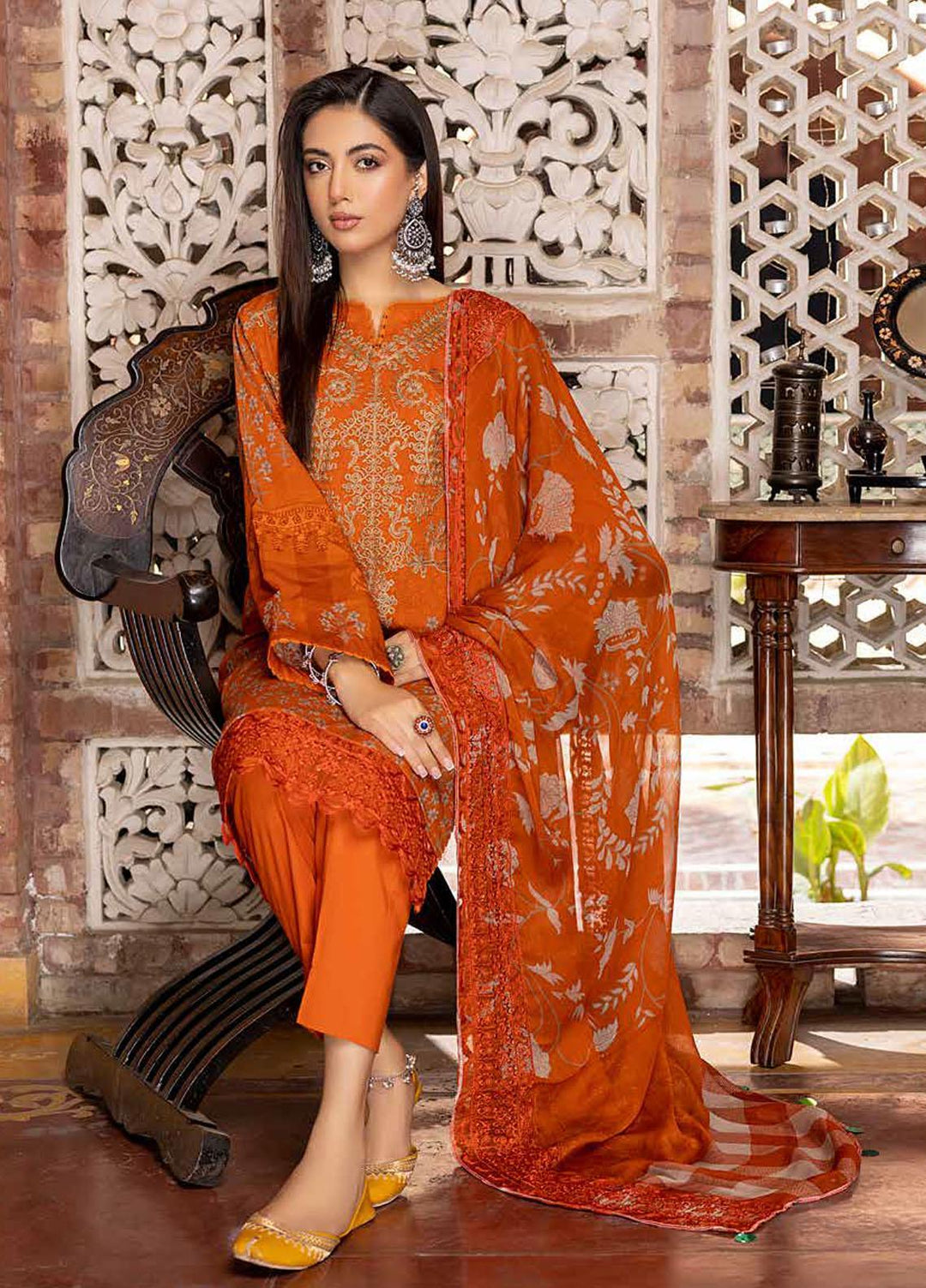 Charizma Embroidered Swiss Voile Suits Unstitched 3 Piece CRZ23SV CSM-06 - Summer Collection