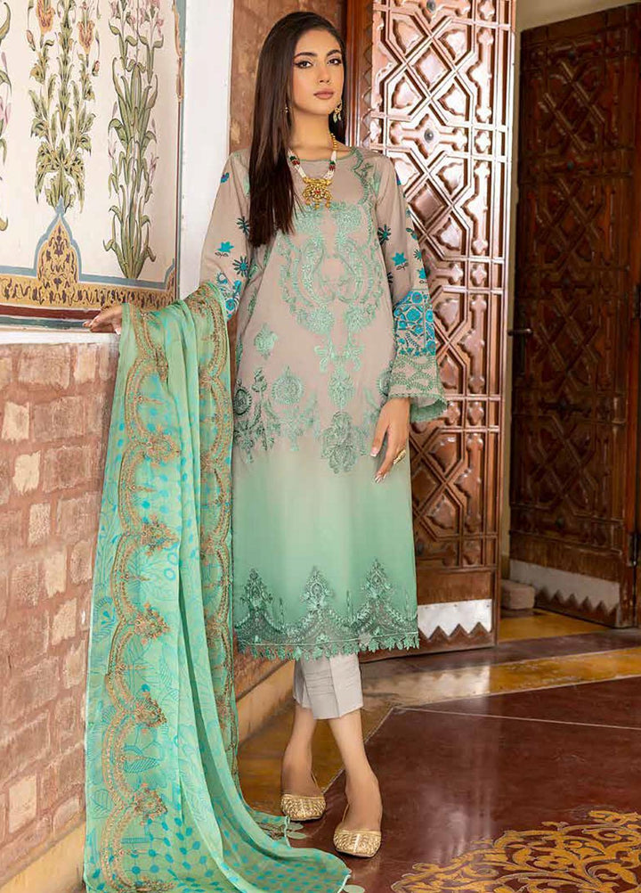 Charizma Embroidered Swiss Voile Suits Unstitched 3 Piece CRZ23SV CSM-07 - Summer Collection