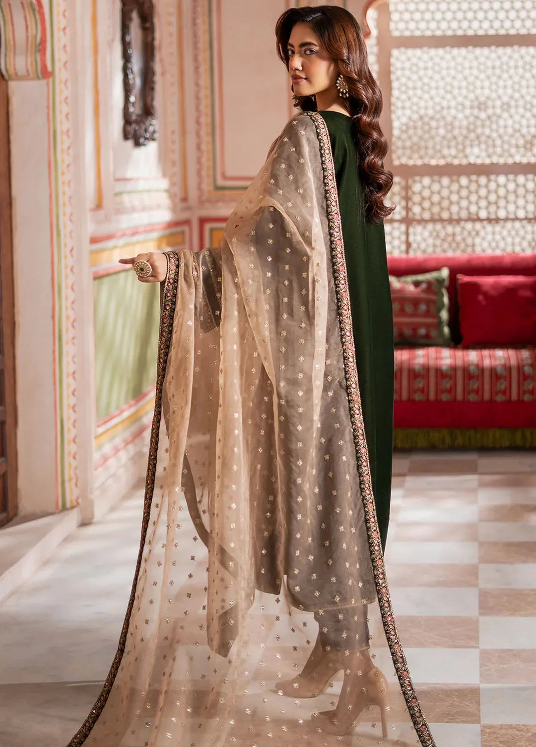 Charizma Embroidered Velvet Suits Unstitched 3 Piece CRZ24SV3 CVT4-16 - Winter Collection