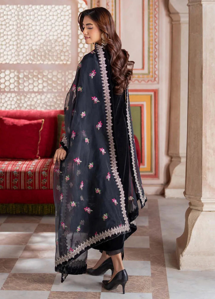 Charizma Embroidered Velvet Suits Unstitched 3 Piece CRZ24SV3 CVT4-18 - Winter Collection