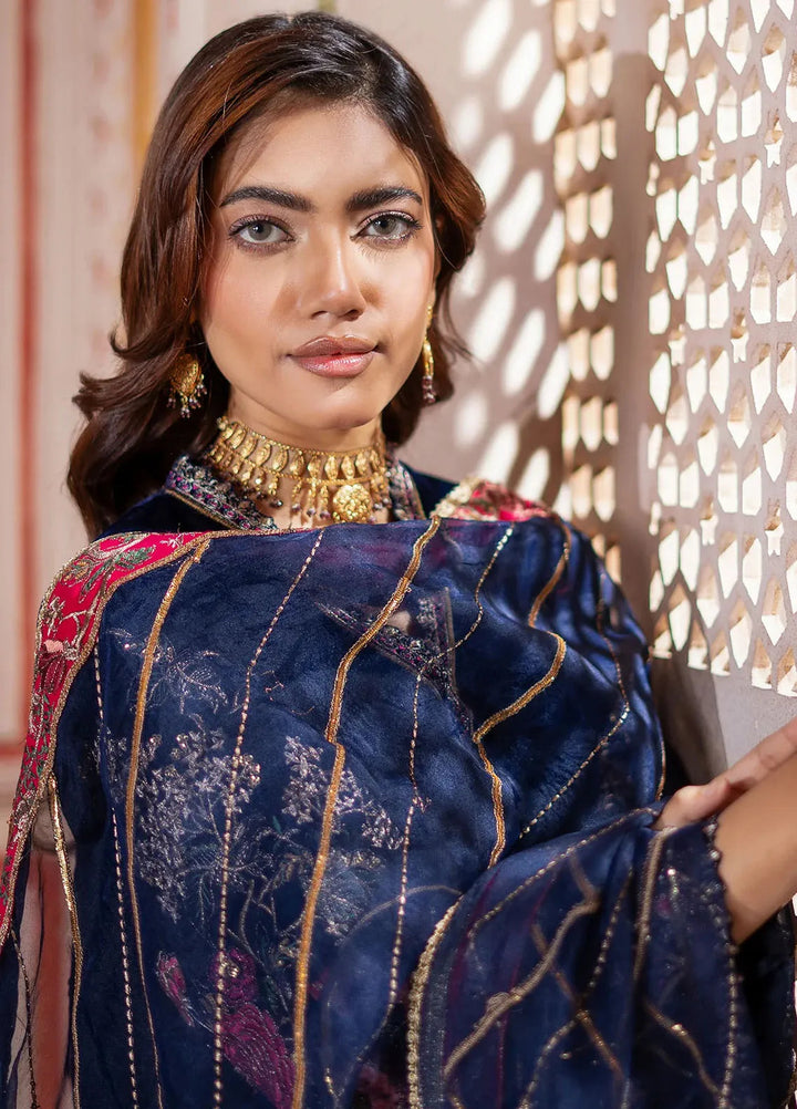 Charizma Embroidered Velvet Suits Unstitched 3 Piece CRZ24SV3 CVT4-21 - Winter Collection