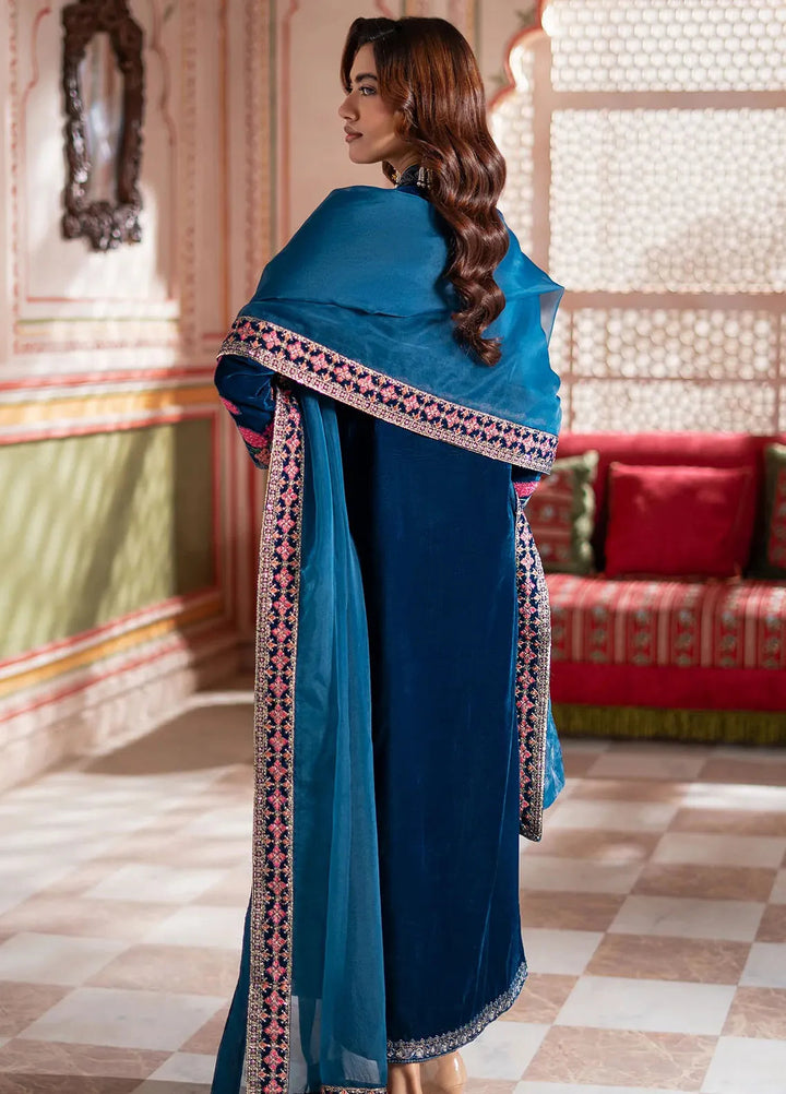 Charizma Embroidered Velvet Suits Unstitched 3 Piece CRZ24SV3 CVT4-22 - Winter Collection