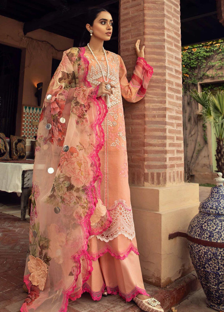 Charizma Embroidered Lawn Suits Unstitched 3 Piece CRZ21F ED-03 - Festive Collection