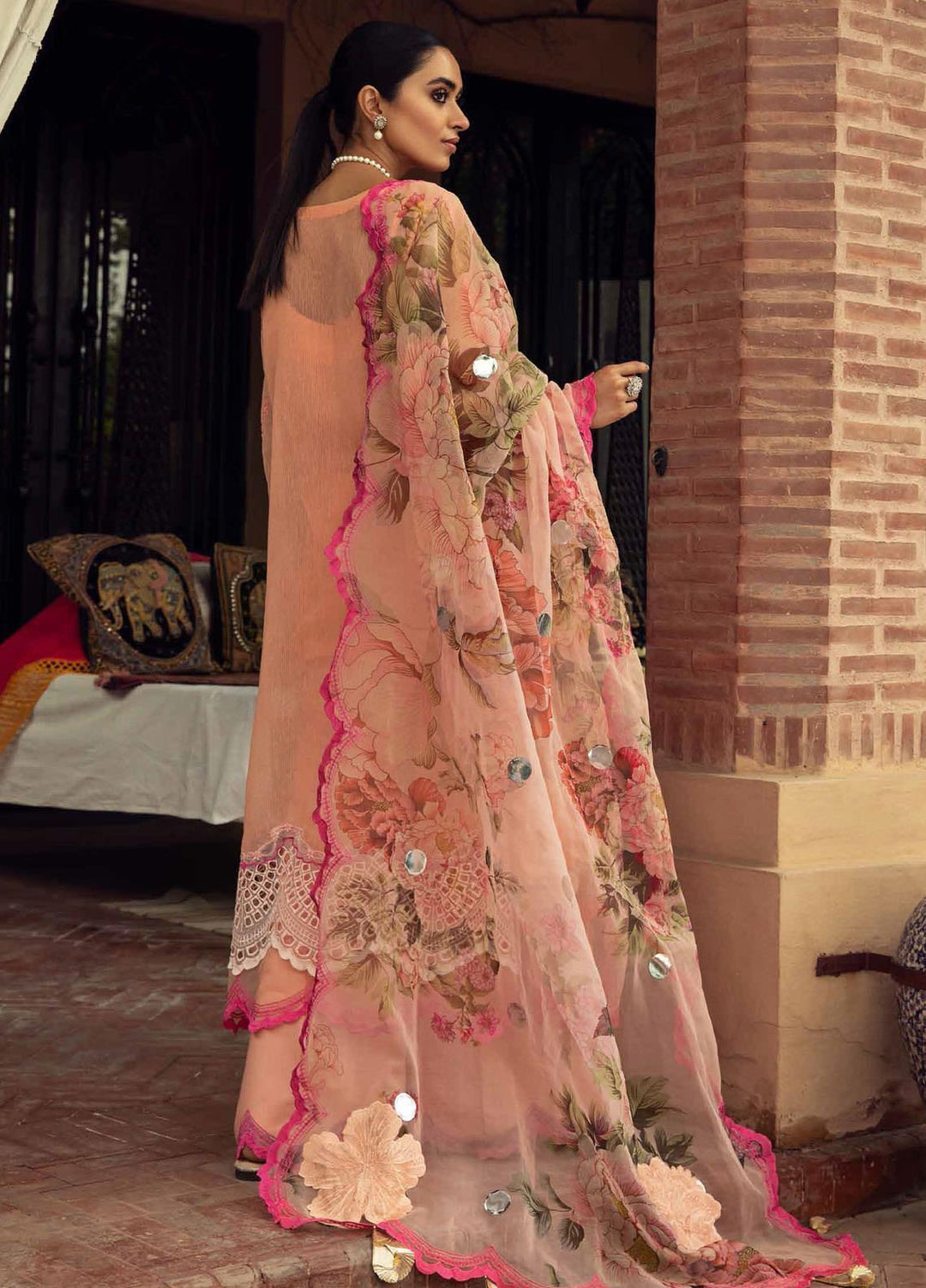 Charizma Embroidered Lawn Suits Unstitched 3 Piece CRZ21F ED-03 - Festive Collection