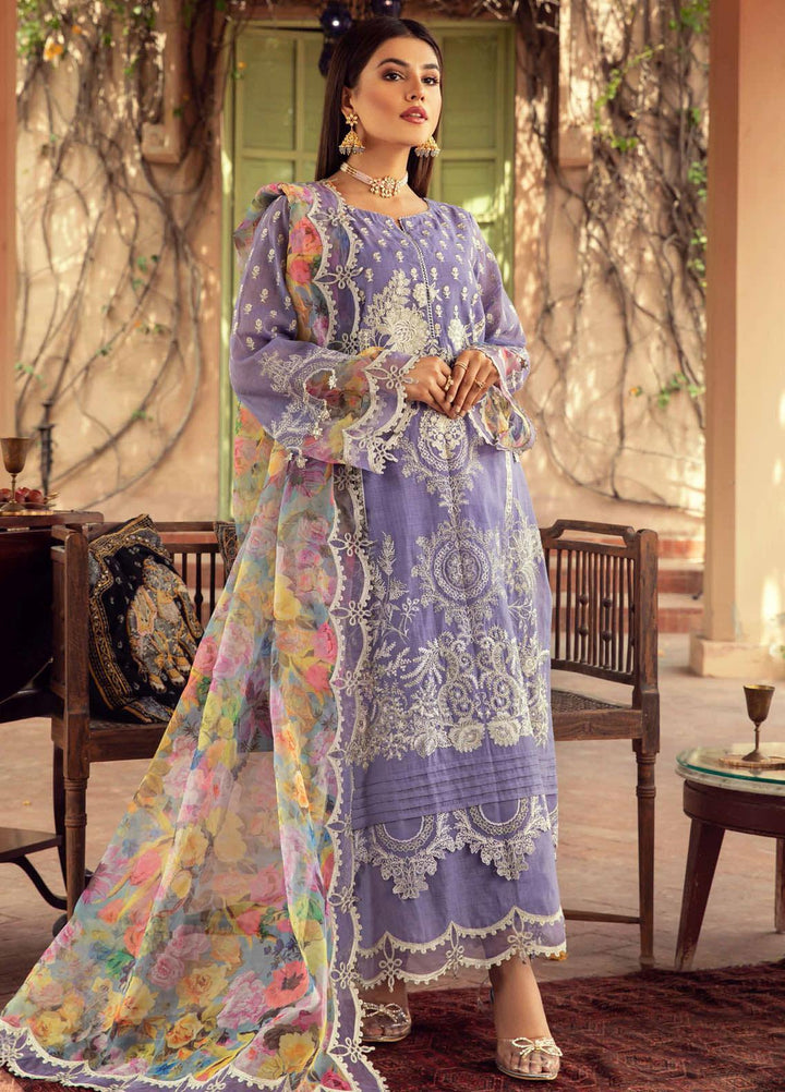 Charizma Embroidered Lawn Suits Unstitched 3 Piece CRZ21F ED-07 - Festive Collection