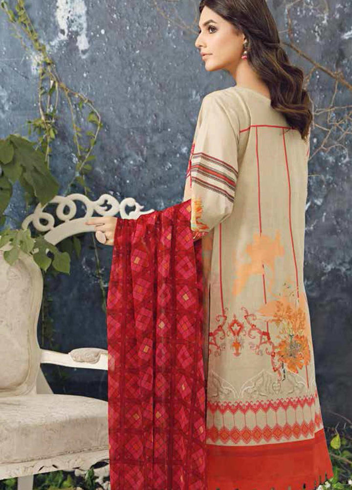 Charizma Embroidered Lawn Suits Unstitched 3 Piece CRZ21LE CIN-04-A - Summer Collection