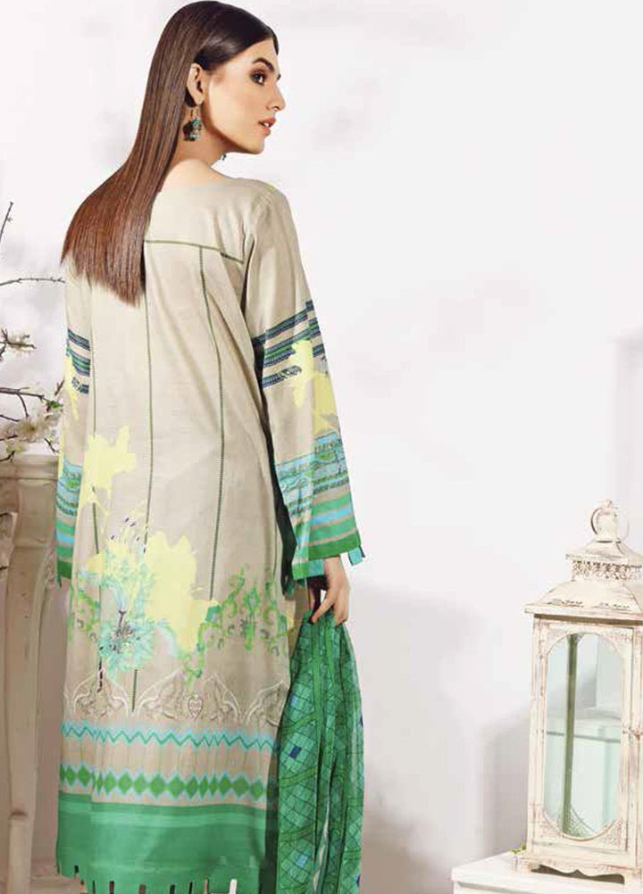 Charizma Embroidered Lawn Suits Unstitched 3 Piece CRZ21LE CIN-04-B - Summer Collection