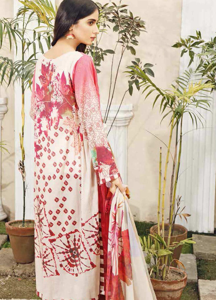 Charizma Embroidered Lawn Suits Unstitched 3 Piece CRZ21LE CIN-05-B - Summer Collection