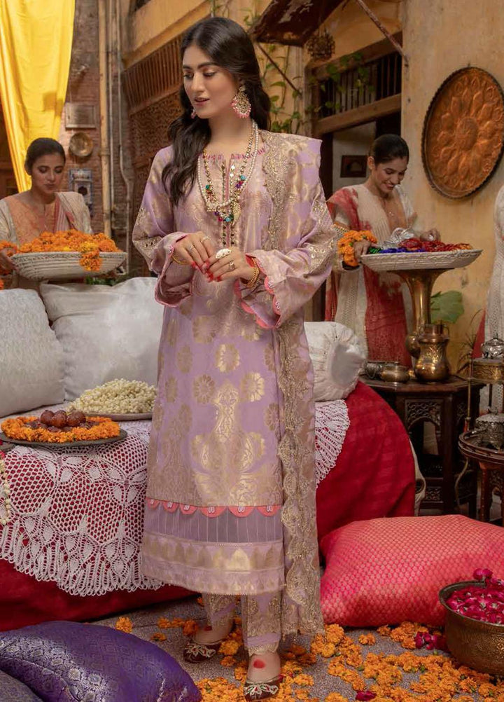 Charizma Embroidered Jacquard Suits Unstitched 3 Piece CRZ21J CJ-02 - Festive Collection