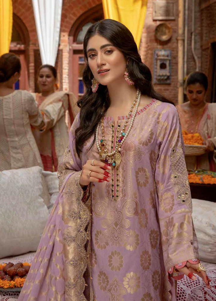 Charizma Embroidered Jacquard Suits Unstitched 3 Piece CRZ21J CJ-02 - Festive Collection