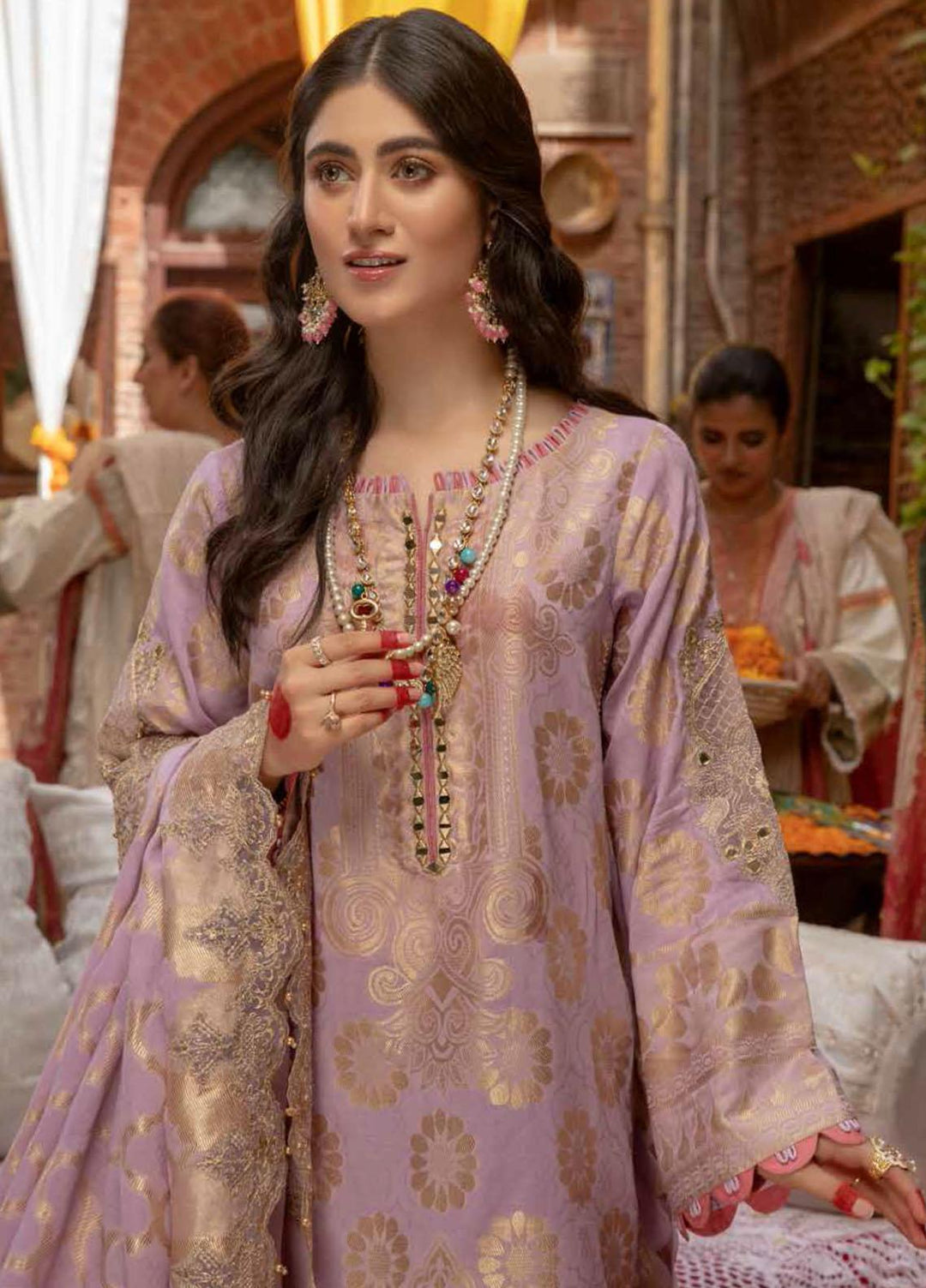 Charizma Embroidered Jacquard Suits Unstitched 3 Piece CRZ21J CJ-02 - Festive Collection