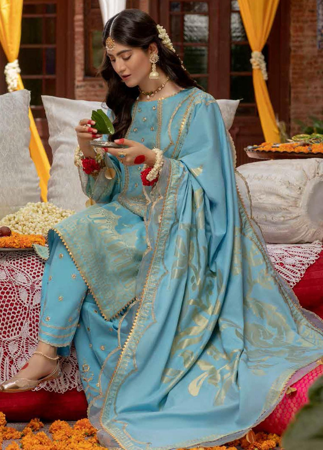 Charizma Embroidered Jacquard Suits Unstitched 3 Piece CRZ21J CJ-03 - Festive Collection