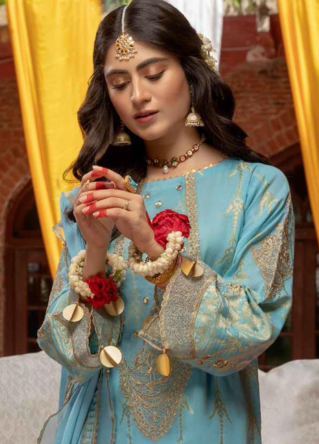 Charizma Embroidered Jacquard Suits Unstitched 3 Piece CRZ21J CJ-03 - Festive Collection