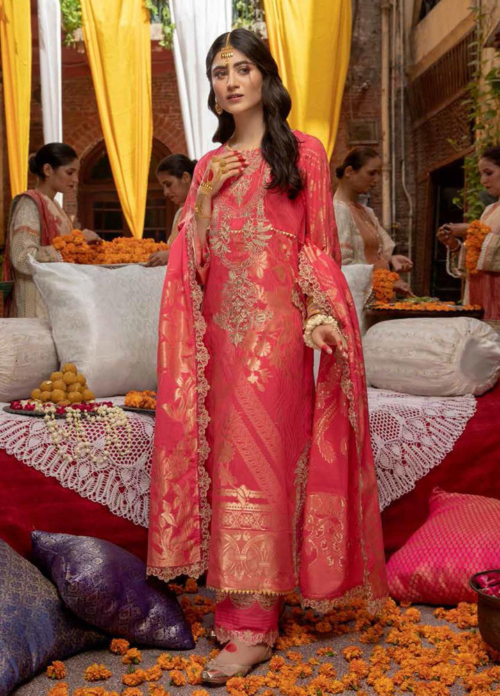 Charizma Embroidered Jacquard Suits Unstitched 3 Piece CRZ21J CJ-04 - Festive Collection