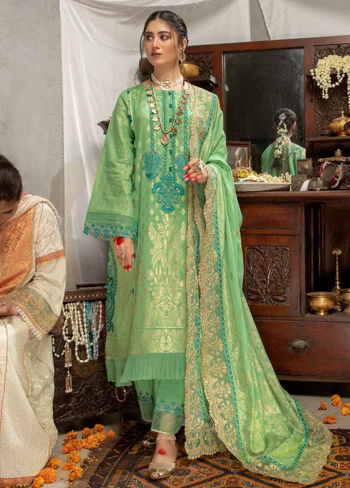 Charizma Embroidered Jacquard Suits Unstitched 3 Piece CRZ21J CJ-05 - Festive Collection