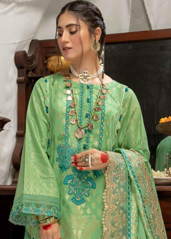 Charizma Embroidered Jacquard Suits Unstitched 3 Piece CRZ21J CJ-05 - Festive Collection