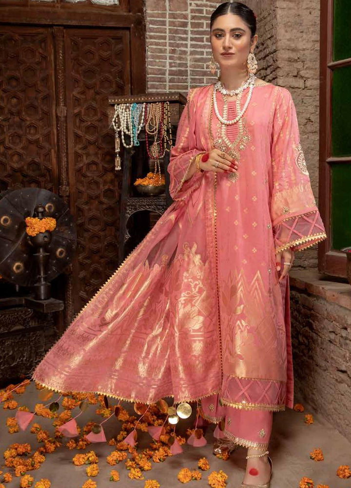 Charizma Embroidered Jacquard Suits Unstitched 3 Piece CRZ21J CJ-08 - Festive Collection