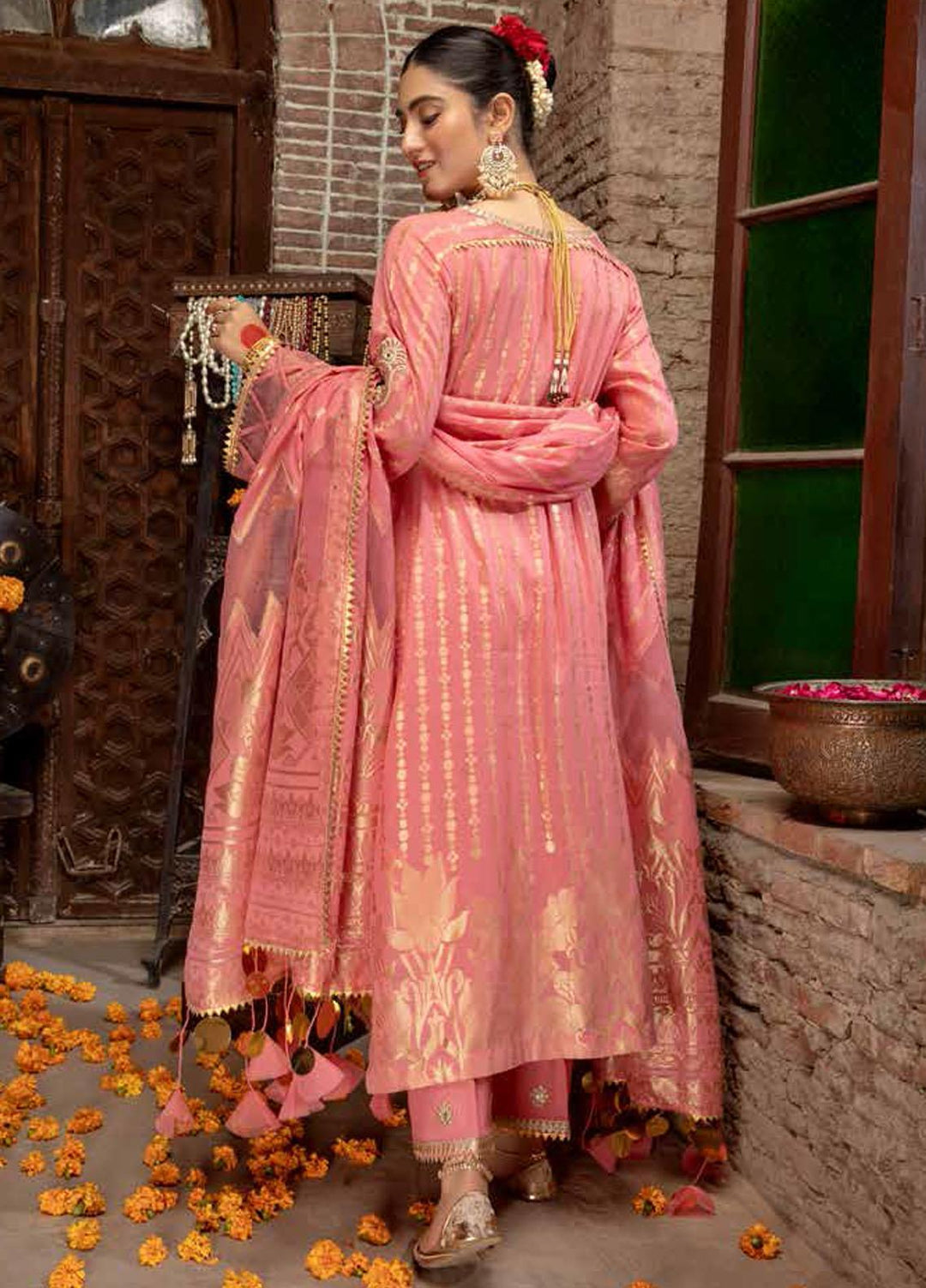 Charizma Embroidered Jacquard Suits Unstitched 3 Piece CRZ21J CJ-08 - Festive Collection