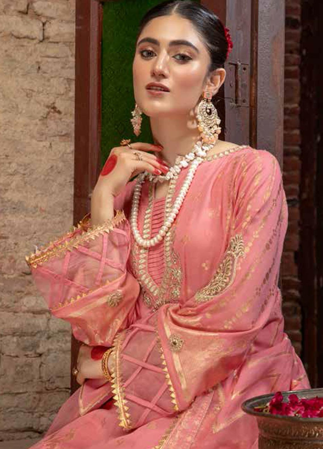 Charizma Embroidered Jacquard Suits Unstitched 3 Piece CRZ21J CJ-08 - Festive Collection