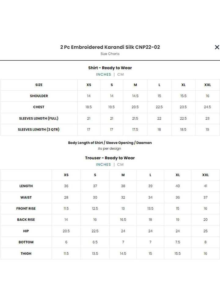 Charizma Luxury Pret  Silk 2 Piece CNP22-02