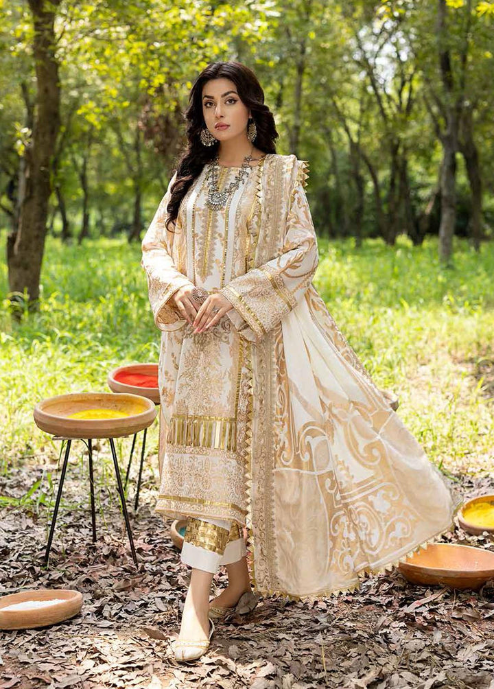 Mah-e-Noor By Charizma Embroidered Cambric Suits Unstitched 3 Piece CRZ22MN CMN-05 - Winter Collection
