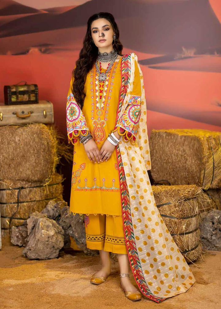 Miraas By Charizma Embroidered Khaddar Suits Unstitched 3 Piece CRZ22MK CM-03 - Winter Collection