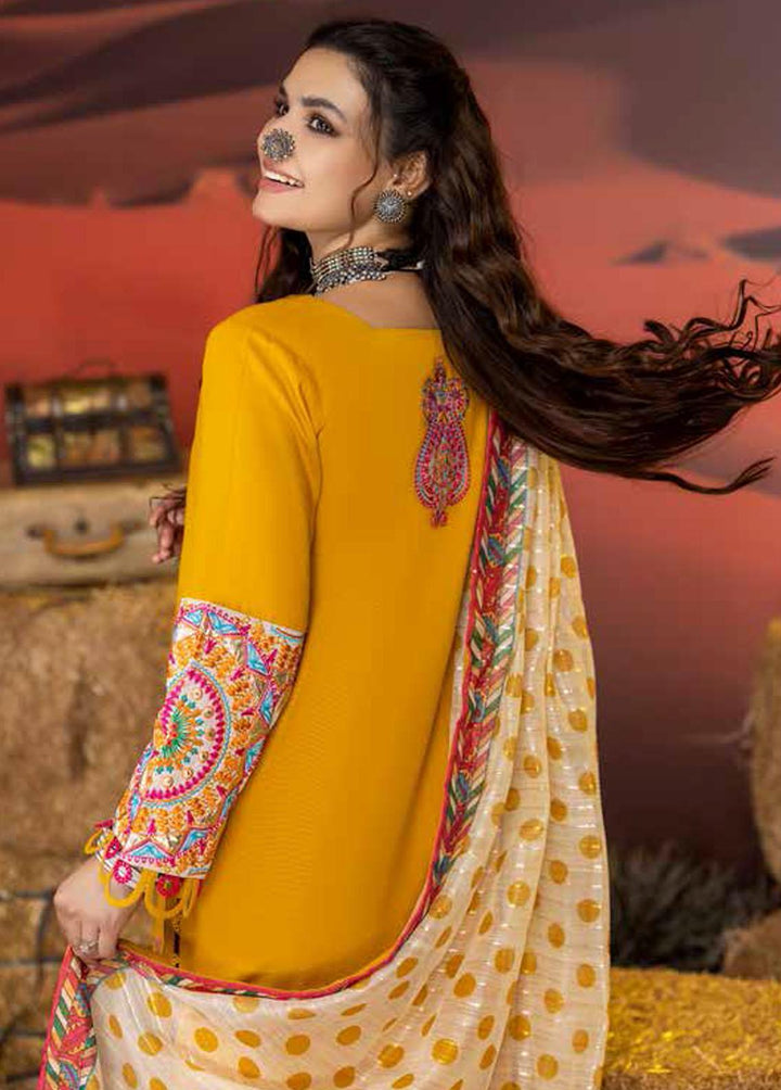 Miraas By Charizma Embroidered Khaddar Suits Unstitched 3 Piece CRZ22MK CM-03 - Winter Collection