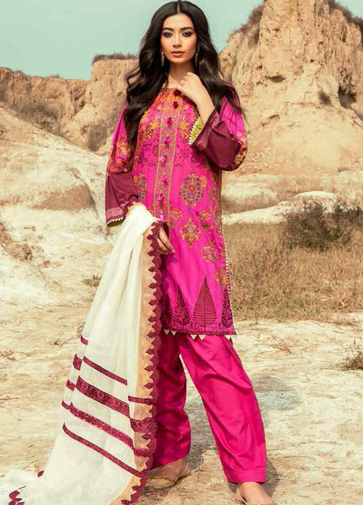 Charizma Embroidered Lawn Suits Unstitched 3 Piece CRZ21N-1 CN-01 - Summer Collection