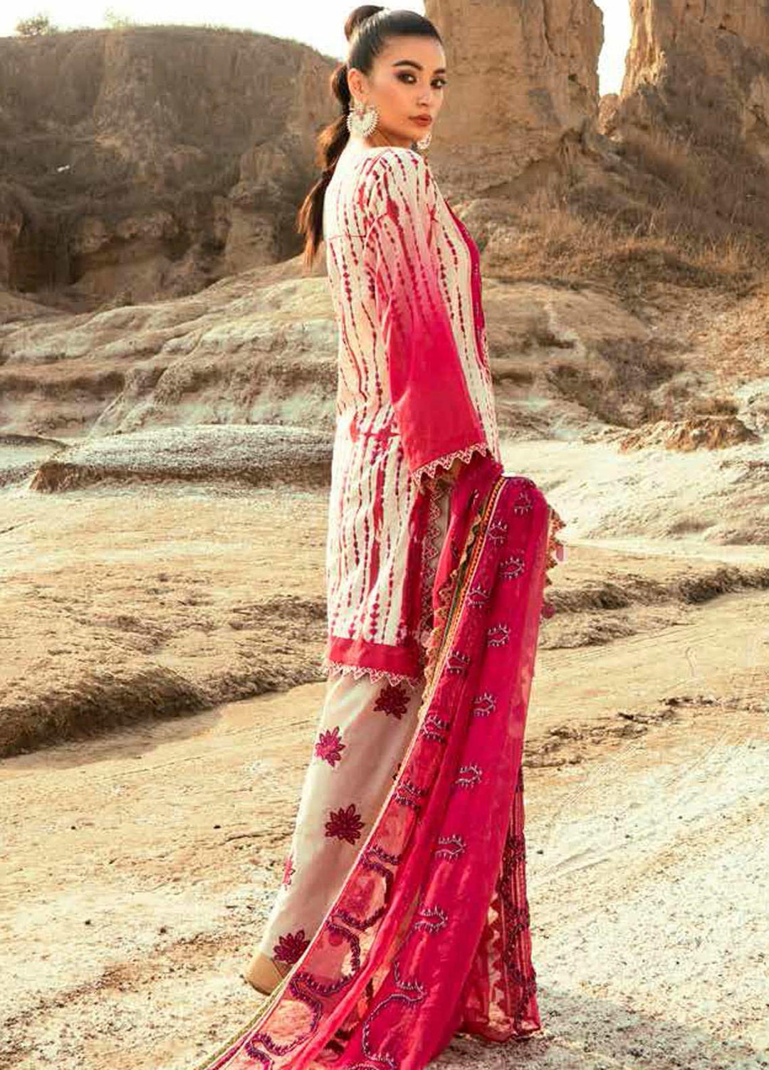 Charizma Embroidered Lawn Suits Unstitched 3 Piece CRZ21N-1 CN-02 - Summer Collection
