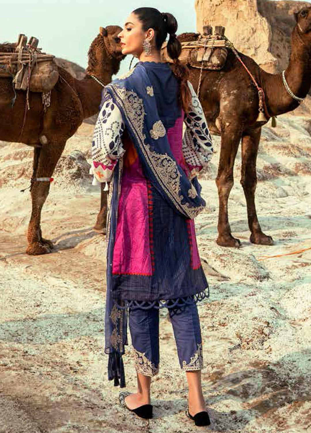 Charizma Embroidered Lawn Suits Unstitched 3 Piece CRZ21N-1 CN-03 - Summer Collection