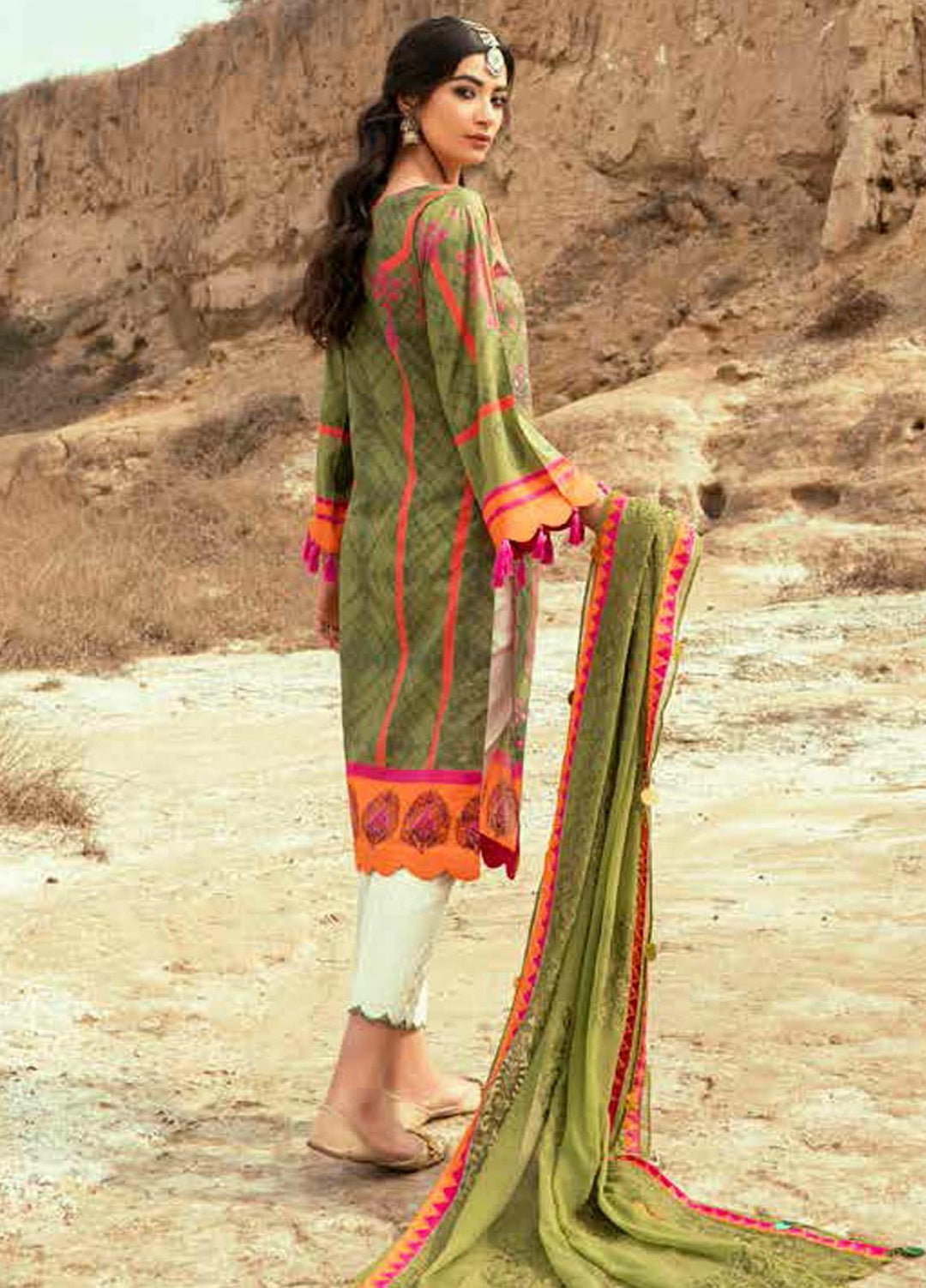 Charizma Embroidered Lawn Suits Unstitched 3 Piece CRZ21N-1 CN-04 - Summer Collection