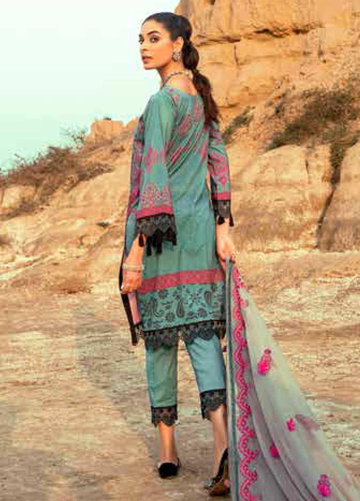 Charizma Embroidered Lawn Suits Unstitched 3 Piece CRZ21N-1 CN-05 - Summer Collection